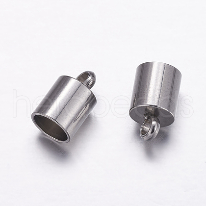 Tarnish Resistant 304 Stainless Steel Cord Ends STAS-P161-06-5mm-1