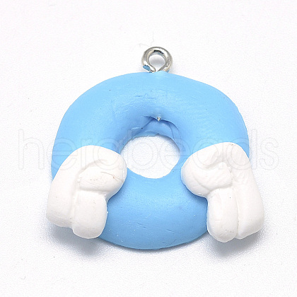 Handmade Polymer Clay Pendants CLAY-Q240-021C-1