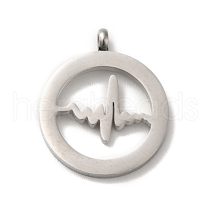 Non-Tarnish 304 Stainless Steel Pendants STAS-M311-08P-1