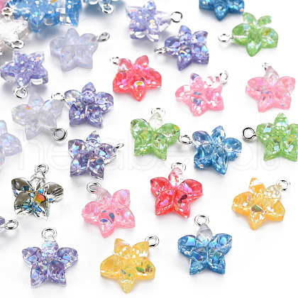 Epoxy Resin Pendants RESI-S400-006-1