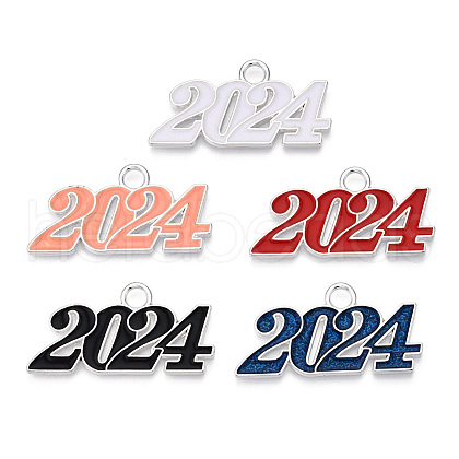 Alloy Enamel Pendants PALLOY-ZX001-12S-1