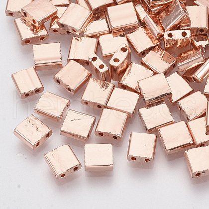 Electroplate Glass Seed Beads SEED-S023-20C-07-1