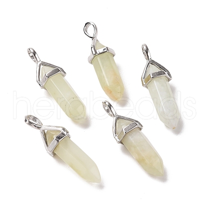 Natural New Jade Pendants G-K329-38P-1