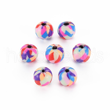 Handmade Polymer Clay Beads CLAY-N008-054A-07-1