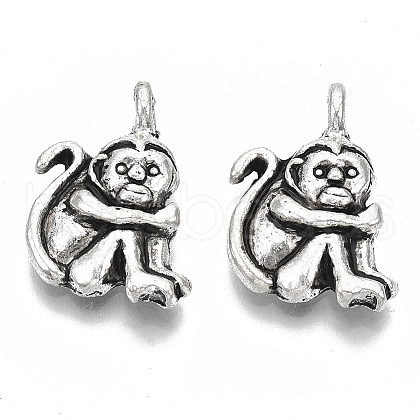 Tibetan Style Alloy Pendants TIBE-N006-20AS-LF-1