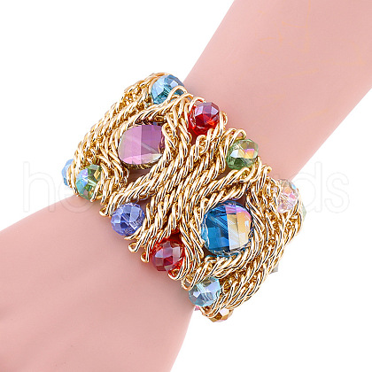 Aluminium Wire Wrapped Bangles FS-WGD2B4F-02-1