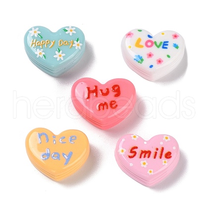 Macaron Color Opaque Resin Cabochons X-RESI-K027-31-1