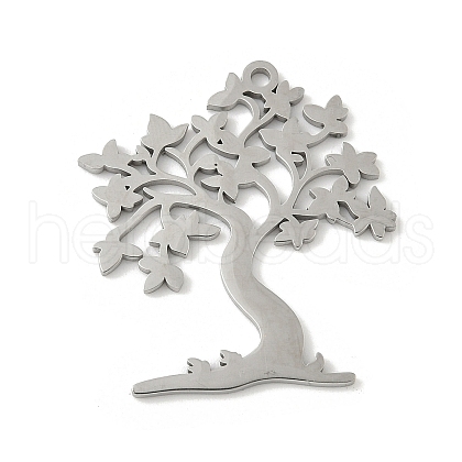 304 Stainless Steel Pendants STAS-V016-12P-1