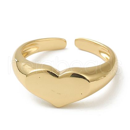 Brass Cuff Rings RJEW-G013-05G-1