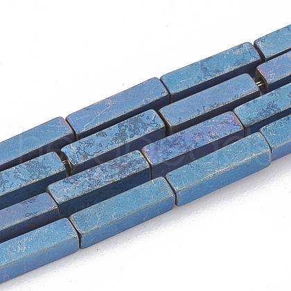 Electroplate Non-magnetic Synthetic Hematite Beads Strands G-T061-147A-1
