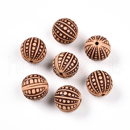 Opaque Acrylic Beads SACR-T017-19-1
