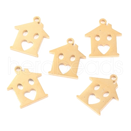 304 Stainless Steel Charms STAS-O142-29G-1