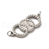 Tarnish Resistant 304 Stainless Steel Connector Charms STAS-M311-18P-3