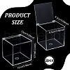 Transparent Acrylic Boxes Cover CON-WH0095-86A-2