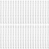 Beebeecraft 100 Strands 304 Stainless Steel Chain Extender STAS-BBC0005-51A-1