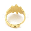 Brass Open Cuff Ring for Women RJEW-M173-11B-G-3