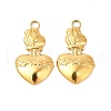 Ion Plating(IP) 304 Stainless Steel Pendants STAS-L268-023G-2