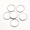 316 Surgical Stainless Steel Milled Edge Bezel Cups STAS-K099-01-18mm-P-1