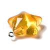 Marine Series Transparent Resin Pendants RESI-E031-02P-05-3