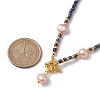 Natural Pearl Heart Pendant Necklace NJEW-MZ00024-02-2