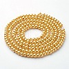 Glass Pearl Beads Strands HY-4D-B28-1