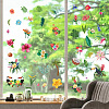 8 Sheets 8 Styles PVC Waterproof Wall Stickers DIY-WH0345-138-5