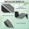 BENECREAT 3Pcs 3 Colors Polyester Arrow Ribbon OCOR-BC0006-71-4