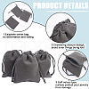 Beebeecraft Velvet Jewelry Drawstring Gift Bags ABAG-BBC0001-10B-01-6