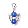 12Pcs 12 Colors Angel Acylic Imitation Pearl Pendant Decoration HJEW-JM02618-4