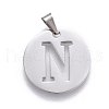 Non-Tarnish 201 Stainless Steel Pendants STAS-L221-33N-1