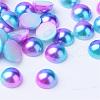 Imitation Pearl Acrylic Cabochons OACR-R063-6mm-01-1