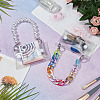 Acrylic Link Pendant Decorations HJEW-OC00031-5