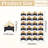 Retro Hot Stamping Paper Photo Corner Self-Adhesive Stickers AJEW-WH20007-25B-2
