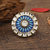 Bohemian Vintage Ethnic Alloy Rhinestone Finger Rings QX0525-3-1