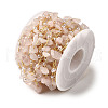 Handmade Natural Rose Quartz Chip Beaded Chains CHC-F020-02G-02-3