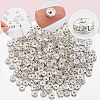SOFPLATE 400Pcs Brass Rhinestone Spacer Beads RB-SP0001-01D-6