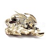 Dragon Rhinestone Brooches JEWB-K018-15AG-2