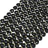 Natural Black Obsidian Beads Strands G-C116-A48-02-2