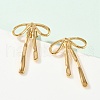 304 Stainless Steel Stud Earrings EJEW-S227-30G-09-4