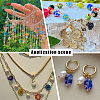   50Pcs Handmade Millefiori Beads Pendants PALLOY-PH0022-35-6