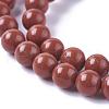 Natural Red Jasper Beads Strands G-F348-01-4mm-A-1
