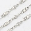 Tarnish Resistant 304 Stainless Steel Link Chains CHS-K001-45-1