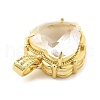 Brass Glass Charms KK-L228-02G-02-2