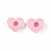 Transparent Printed Acrylic Beads MACR-S373-124-H10-3