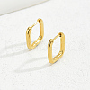 Classic Minimalist Elegant Stainless Steel Hoop Earrings BI8954-2-2