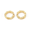 Brass Clear Cubic Zirconia Bead Frame KK-D375-33G-01-1