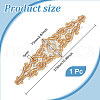 1Pc Rhinestone Iron On Ornament Accessories FIND-FG0003-05-2