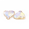 Brass Cubic Zirconia Pendants KK-A181-VF470-1-4