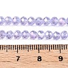 Electroplate Glass Beads Strands X-EGLA-A044-T4mm-B17-2