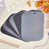 BENECREAT 8Pcs 2 Colors PVC Boot Shaper Form Inserts DIY-BC0006-72-4